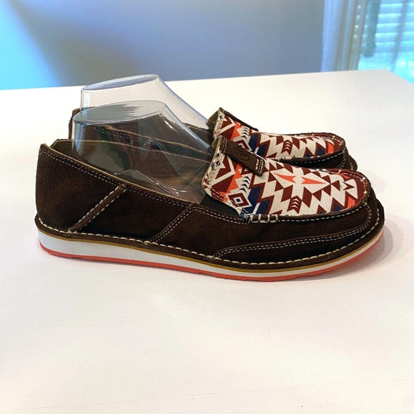 Ariat Women's Cruiser Aztec Slip-On Leather Shoes US Size‎ 11 B Style 100029746 - Picture 2 of 11